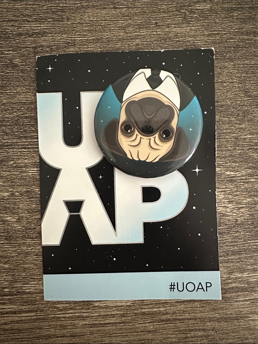 Exclusive UOAP collectible pin (Men In Black character-Frank)